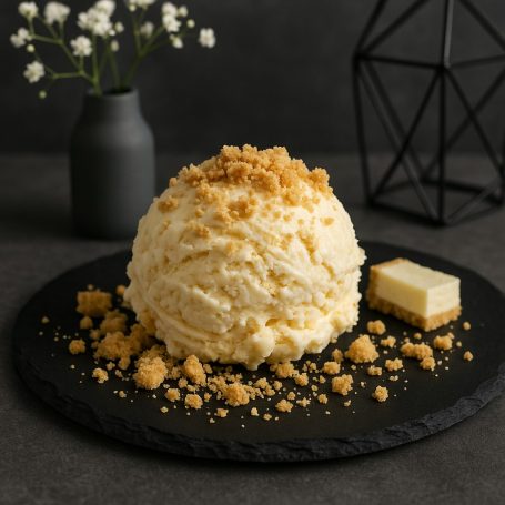 Cheesecakeeis aus Biomilch