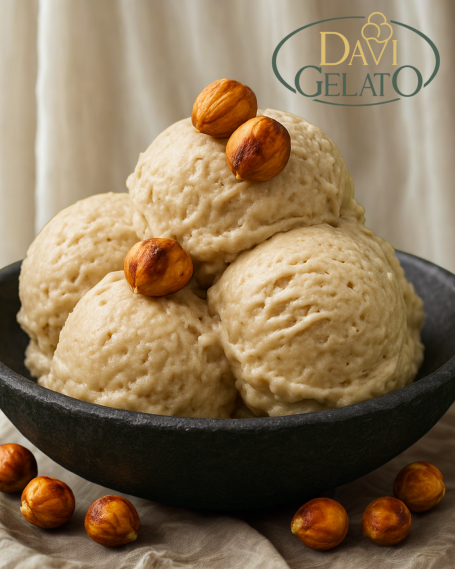 Haselnusseis aus Biomilch Haselnusseis