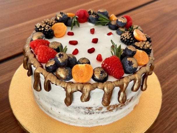 Vanille Frucht Winterkerze